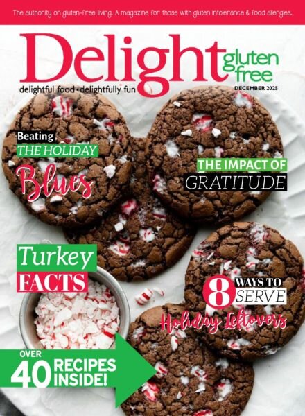 Delight Gluten Free Magazine – December 2025 Cover