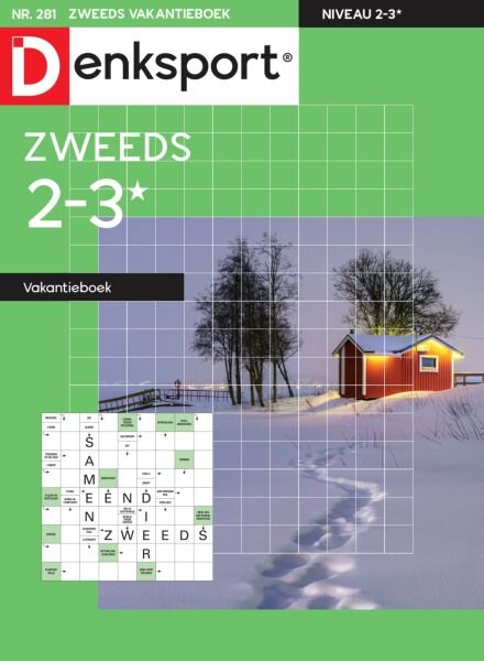 Denksport Zweeds 2-3 vakantieboek – 28 Januari 2026 Cover
