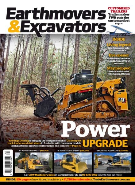 Earthmovers & Excavators – January 2026 Cover