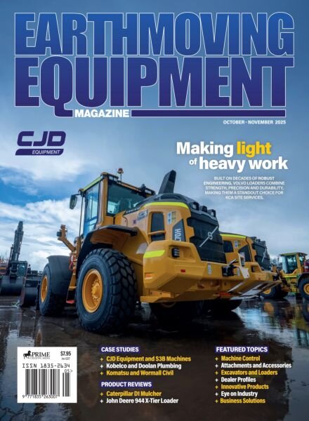 Earthmoving Equipment – October-November 2025 Cover