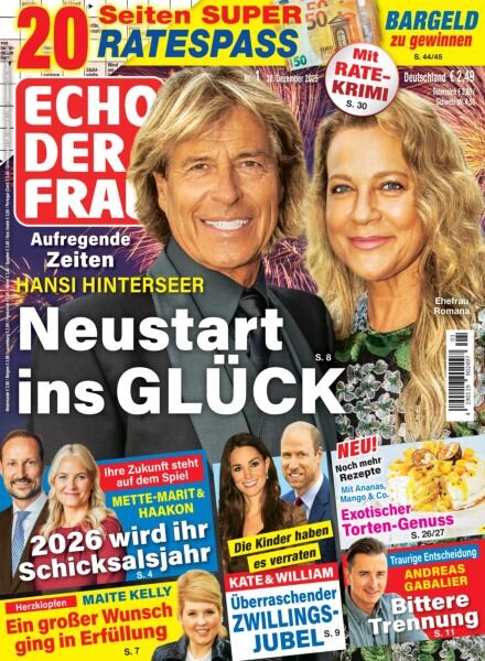 Echo der Frau – 30 Dezember 2025 Cover