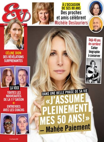 echos Vedettes – 17 Janvier 2026 Cover