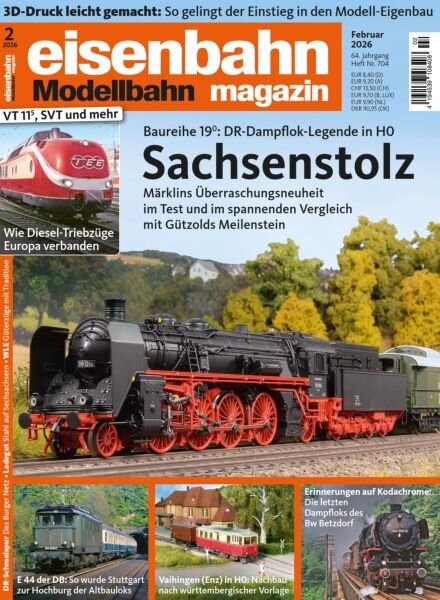 Eisenbahn Magazin – Februar 2026 Cover