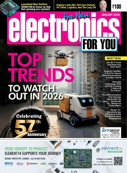 Electronics For You – January 2026 Cover
