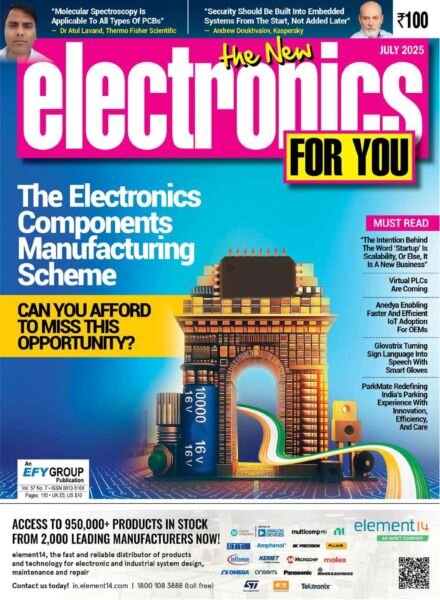 Electronics For You – July 2025 Cover