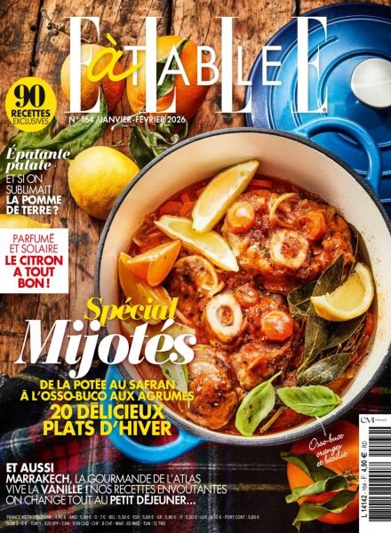 Elle a Table – Janvier-Fevrier 2026 Cover