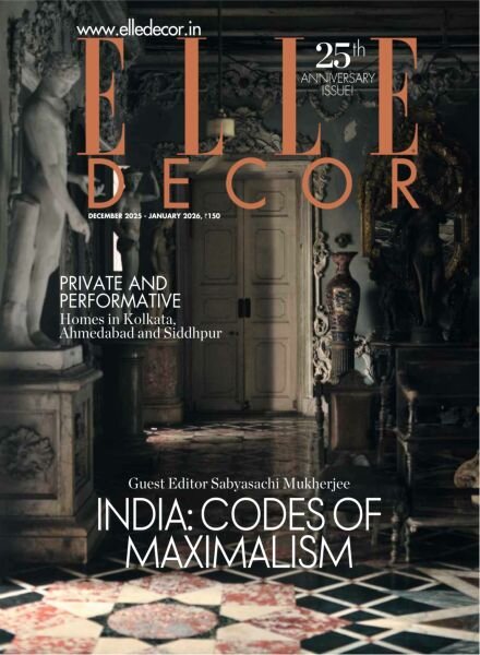 Elle Decor India – December 2025-January 2026 Cover