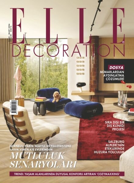 Elle Decoration Turkiye – Ocak 2026 Cover