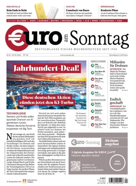 Euro am Sonntag – 16 Januar 2026 Cover
