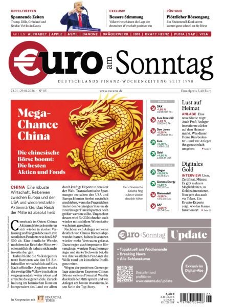 Euro am Sonntag – 23 Januar 2026 Cover