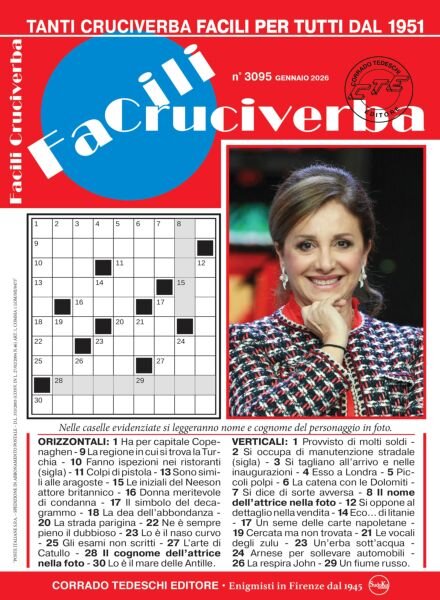 Facili Cruciverba – Gennaio 2026 Cover