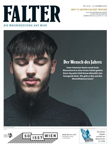 Falter Magazin – 24 Dezember 2025 Cover