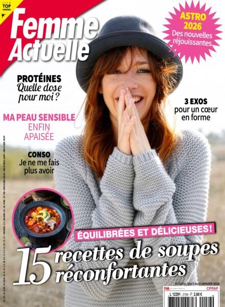 Femme Actuelle – 3 Janvier 2026 Cover
