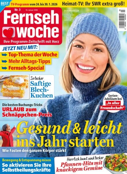 Fernsehwoche – 16 Januar 2026 Cover