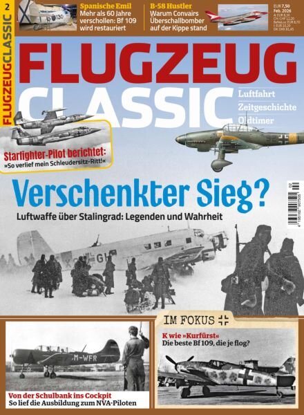 Flugzeug Classic – Februar 2026 Cover