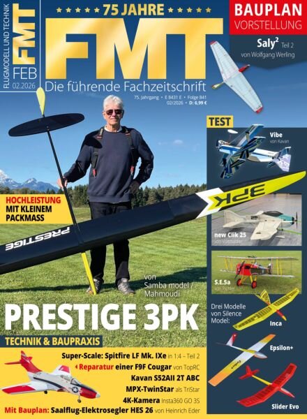 FMT Flugmodell und Technik – Februar 2026 Cover