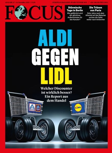 Focus Magazin – 14 November 2025 Cover
