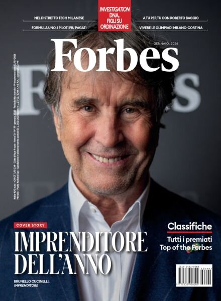 Forbes Italia – Gennaio 2026 Cover