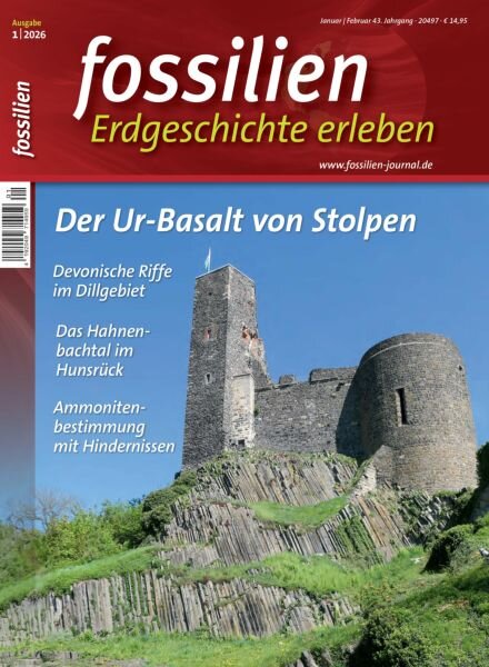 Fossilien – Januar 2026 Cover