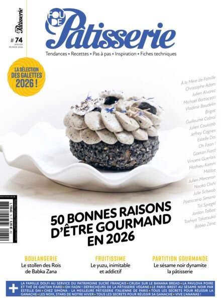 Fou de Patisserie – Janvier-Fevrier 2026 Cover