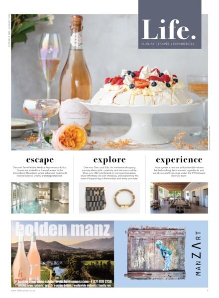 Franschhoek Life – December 2025 – January 2026 Cover