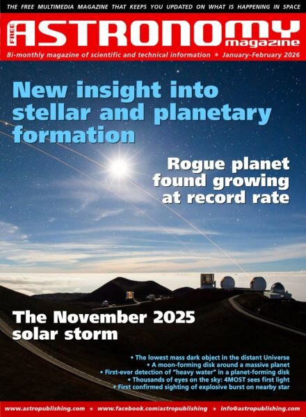 Free Astronomy – January-February 2026 Cover