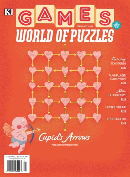 Games World of Puzzles – February 2026 Cover