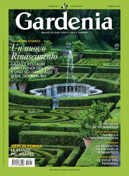 Gardenia – Gennaio 2026 Cover