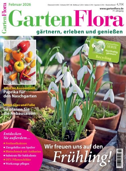 GartenFlora – Februar 2026 Cover