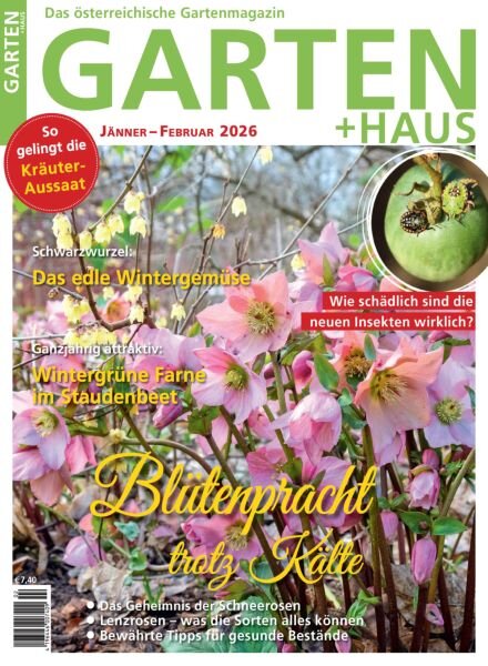 Garten+Haus – Januar-Februar 2026 Cover
