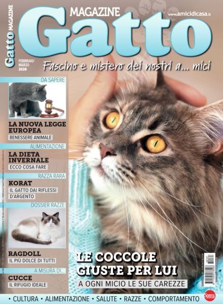 Gatto Magazine – Febbraio-Marzo 2026 Cover