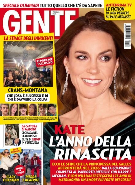 Gente Italia – 17 Gennaio 2026 Cover