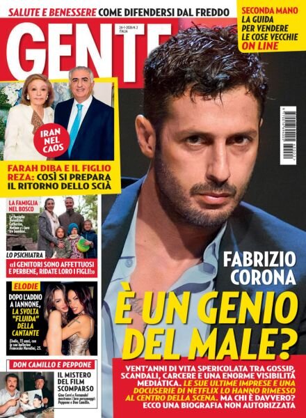 Gente Italia – 24 Gennaio 2026 Cover
