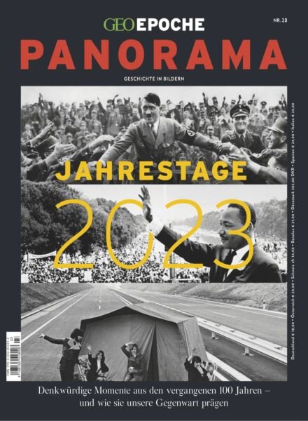 GEO Epoche Panorama – Jahrestage 2023 Cover