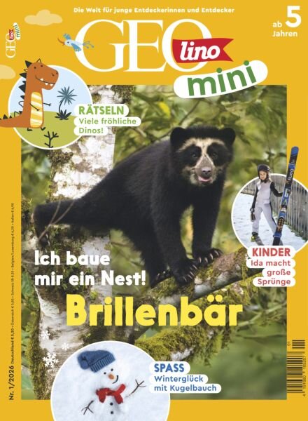 GEOlino mini – Nr 1 2026 Cover
