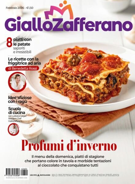Giallo Zafferano – Febbraio 2026 Cover