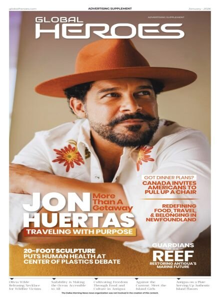 Global Heroes Magazine – January 2026 Cover
