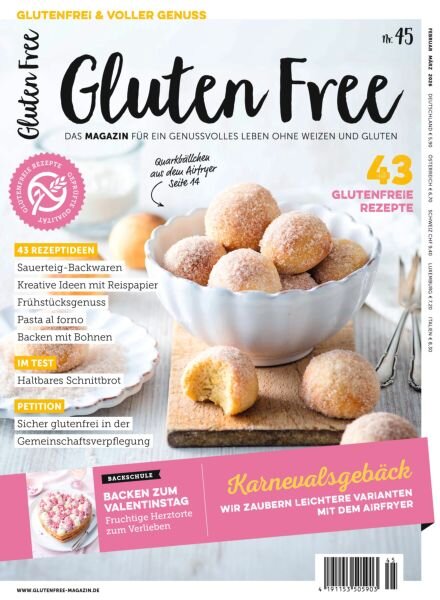 Gluten Free – Februar-Marz 2026 Cover