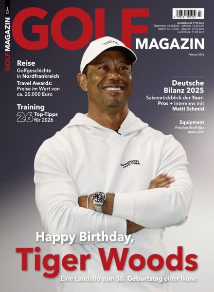 Golf Magazin – Februar 2026 Cover