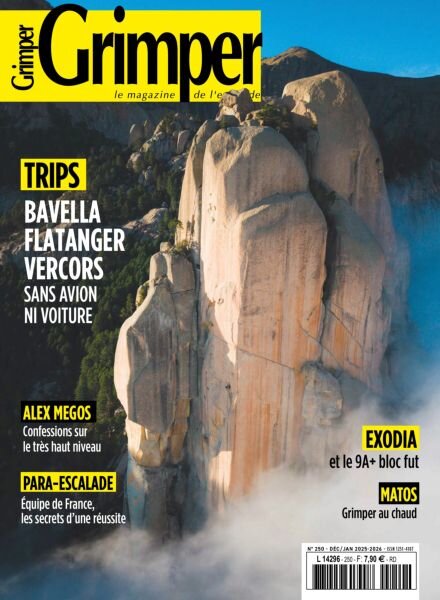 Grimper – Decembre 2025 – Janvier 2026 Cover