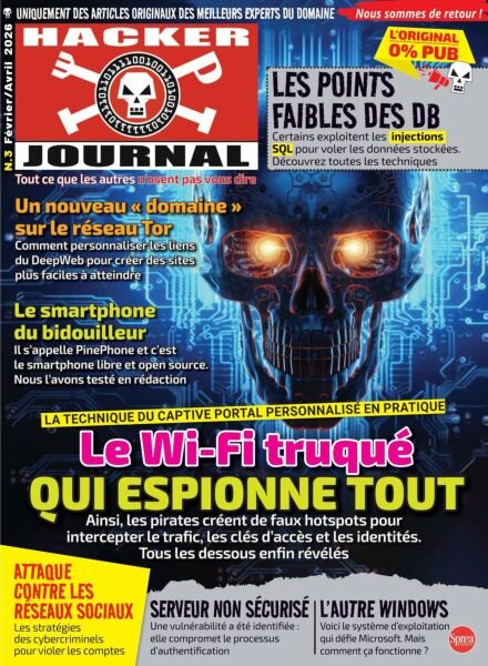Hacker Journal France – Fevrier-Avril 2026 Cover