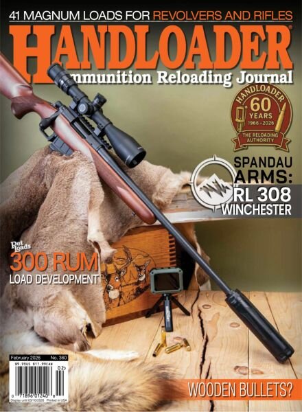 Handloader Magazine – February 2026 Cover
