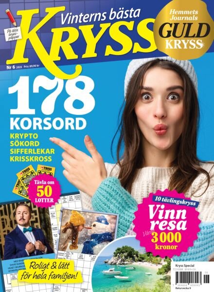 Hemmets Journal Guldkryss – December 2025 Cover