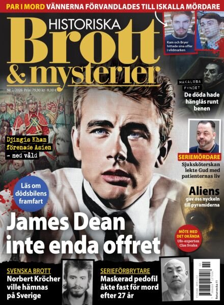 Historiska Brott & Mysterier – Januari 2026 Cover