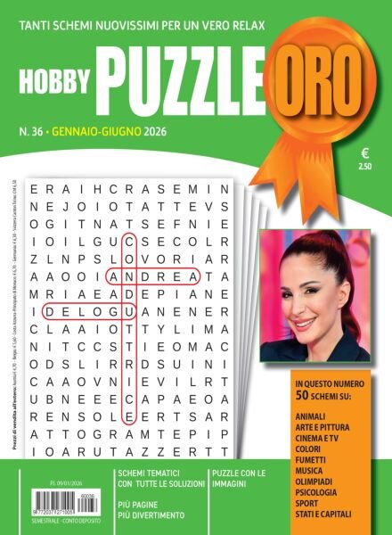 Hobby Puzzle – Gennaio-Giugno 2026 Cover