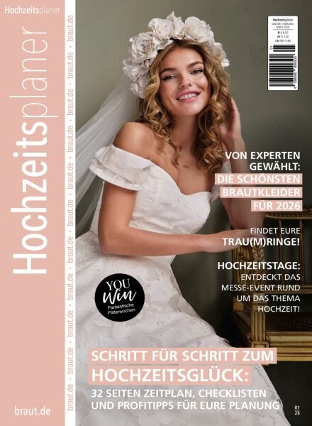 Hochzeitsplaner – Januar 2026 Cover