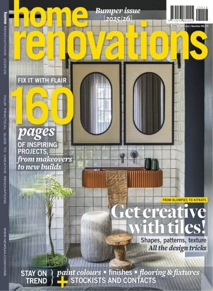 Home Renovations South Africa Magazine – 2025-2026 Cover