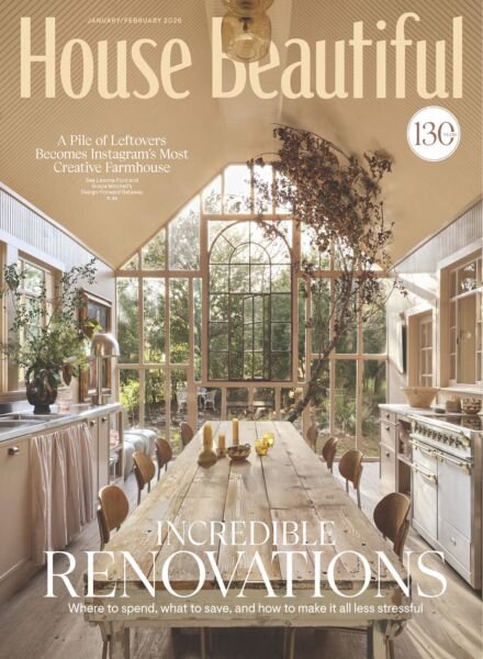 House Beautiful USA – January-February 2026 Cover