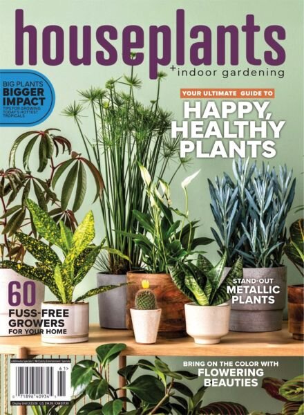 Houseplants + Indoor Gardening – 2025 Cover