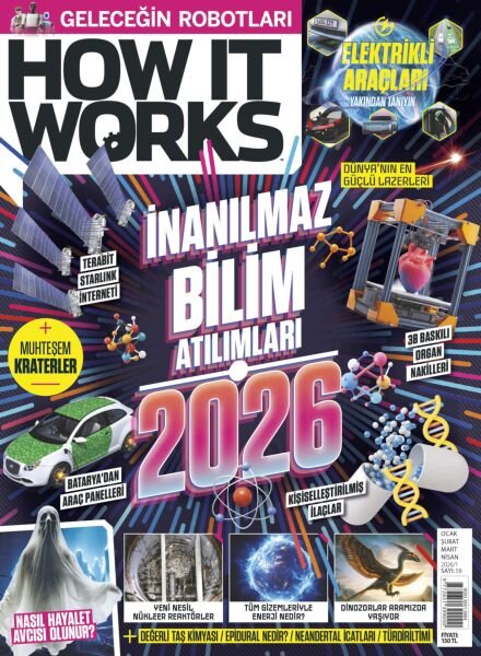 How It Works Turkiye – 1 Ocak 2026 Cover